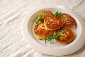 じゃがいもの洋風おやき ~ ひよこ豆みそのレシピ ~